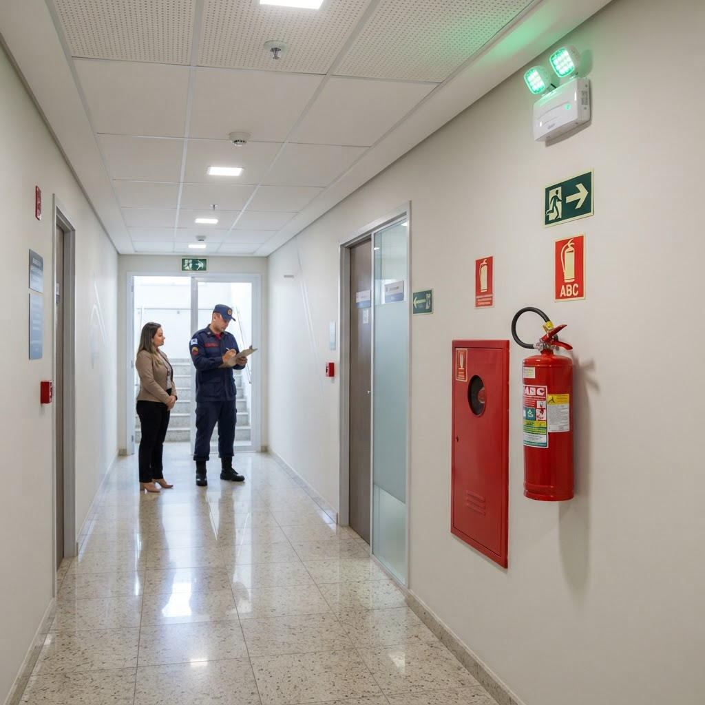 Solução para vistoria dos bombeiros